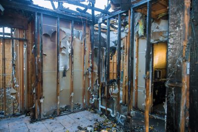 Restored Fire-Damaged Room
